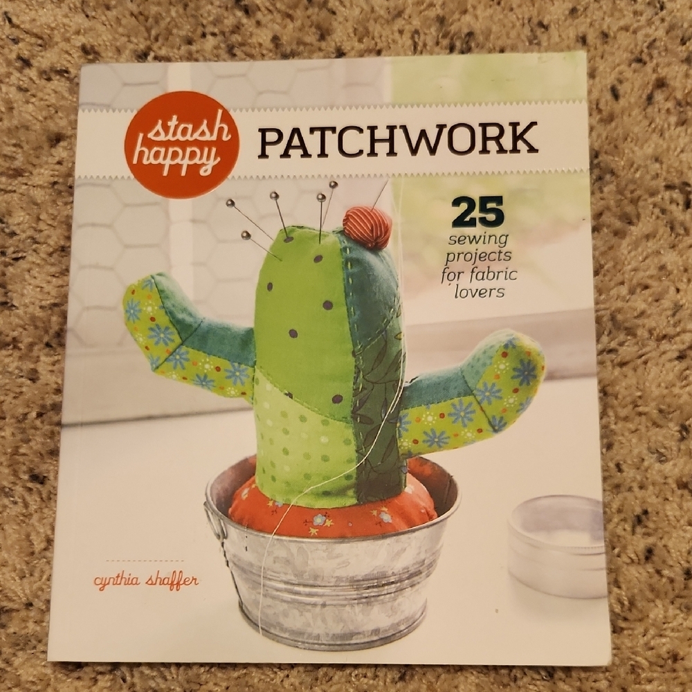 Patchwork Book - Green and Orange